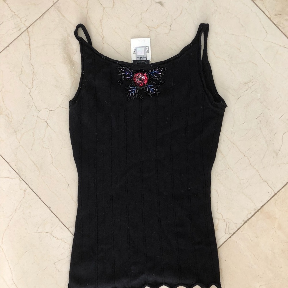 Authentic Dolce & Gabbana Knit sequined Tank Top S - Picture 2 of 7